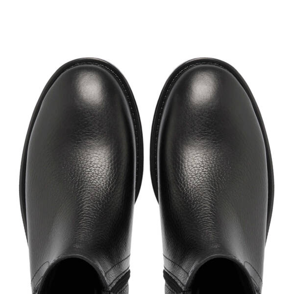 Siyah Deri Kadın Casual Bot - K24K1BT67679-A41 - 5