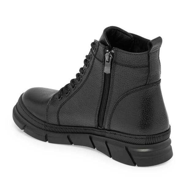 Siyah Deri Kadın Casual Bot - K24K1BT67683-A41 - 2
