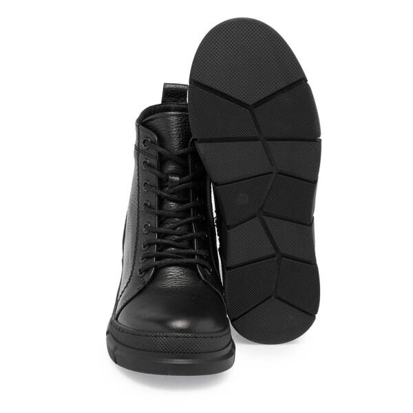 Siyah Deri Kadın Casual Bot - K24K1BT67683-A41 - 4