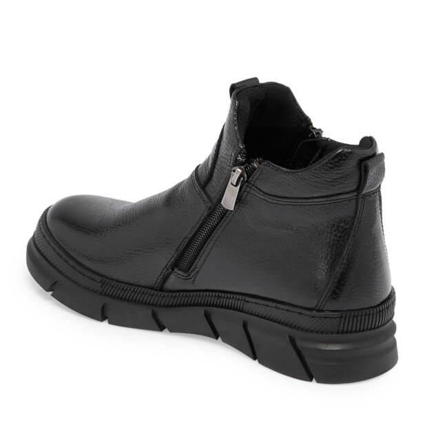 Siyah Deri Kadın Casual Bot - K24K1BT67684-A41 - 2