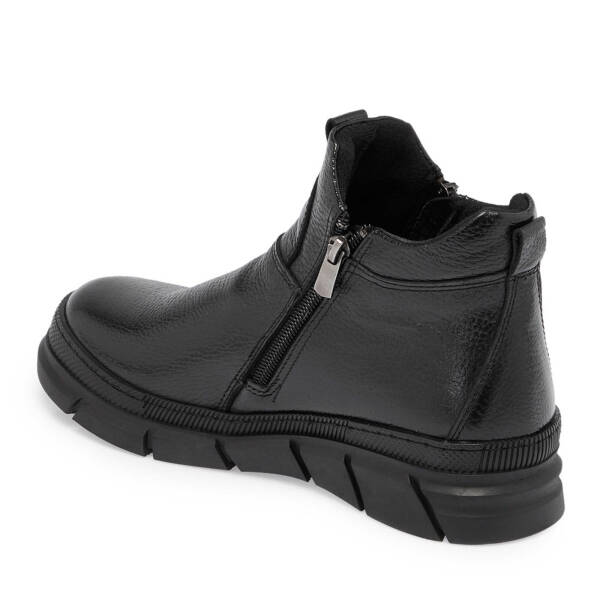 Siyah Deri Kadın Casual Bot - K24K1BT67684-A41 - 2