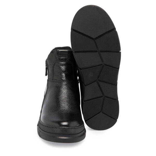 Siyah Deri Kadın Casual Bot - K24K1BT67684-A41 - 4