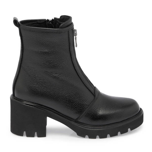 Siyah Deri Kadın Casual Bot - K24K1BT67686-A41 - 3