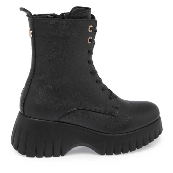 Siyah Deri Kadın Casual Bot - K24K1BT67690-A41 - 3