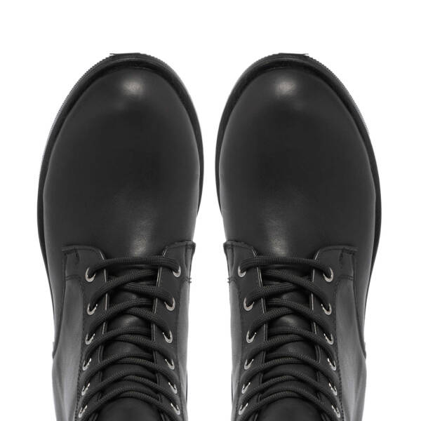 Siyah Deri Kadın Casual Bot - K24K1BT67741-A23 - 5