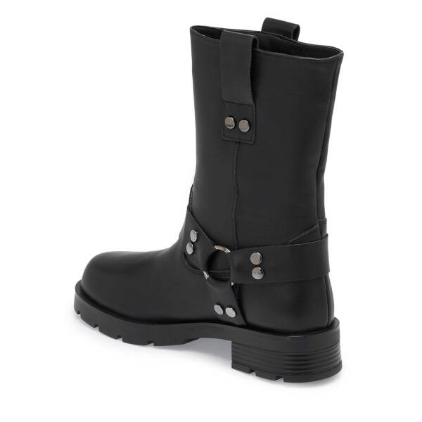 Siyah Deri Kadın Casual Bot - K24K1BT67743-A23 - 2