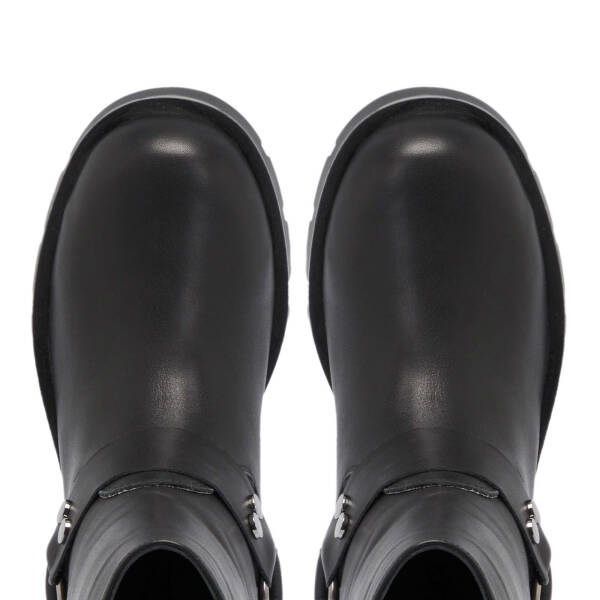 Siyah Deri Kadın Casual Bot - K24K1BT67743-A23 - 5