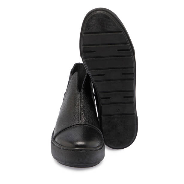 Siyah Hakiki Deri Kadın Chelsea Bot - K24K1BT67577-A41 - 4