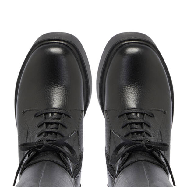 Siyah Deri Kadın Çizme - K23K1CM67074-A41 - Tergan