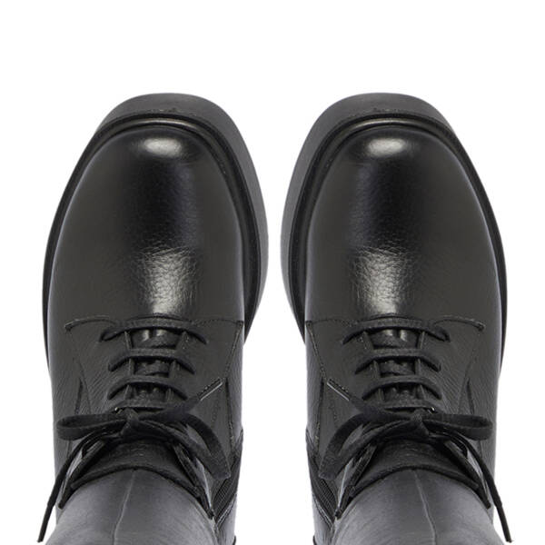 Siyah Deri Kadın Çizme - K23K1CM67074-A41 - 5