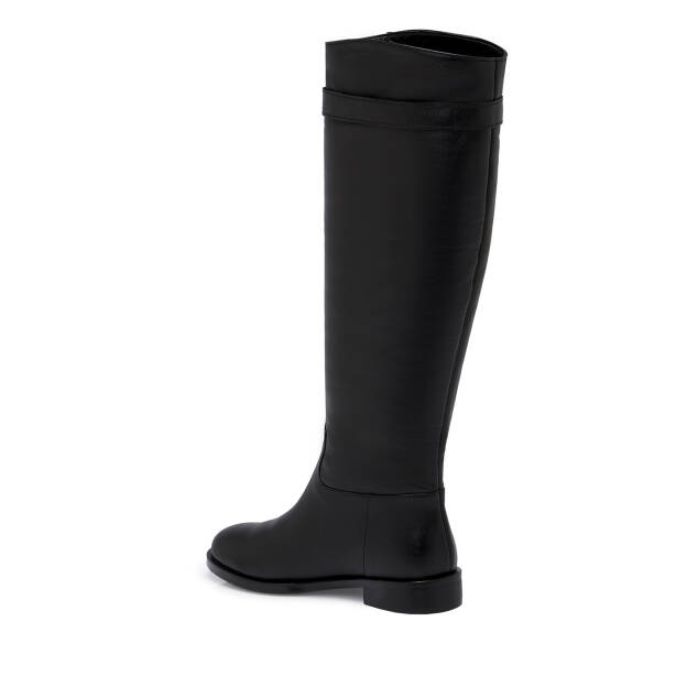 Siyah Deri Kadın Çizme - K25K1CM68149-A23 - 2