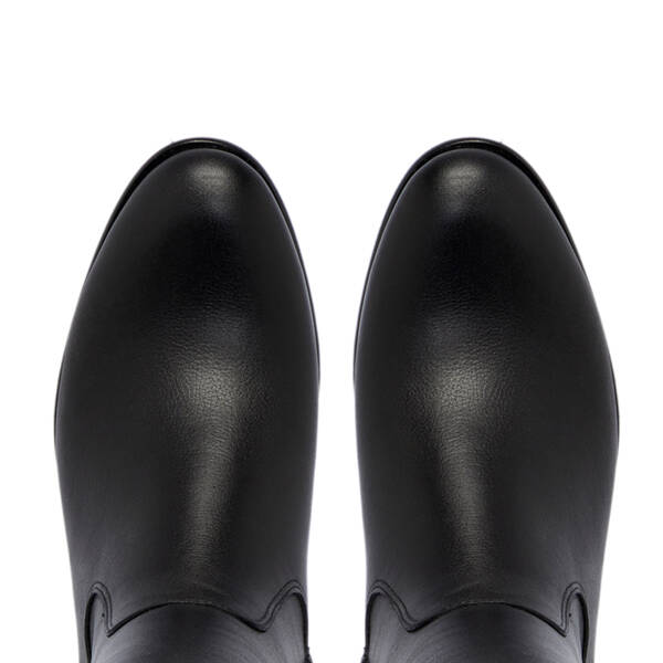 Siyah Deri Kadın Çizme - K25K1CM68150-A23 - 5