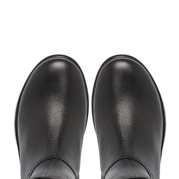 Siyah Deri Kadın Çizme - K25K1CM68211-A23 - 5