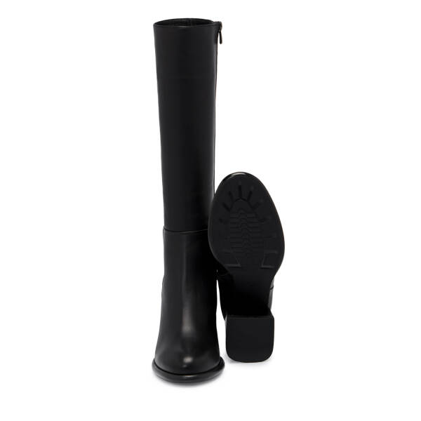 Siyah Deri Kadın Çizme - K25K1CM68258-A23 - 4