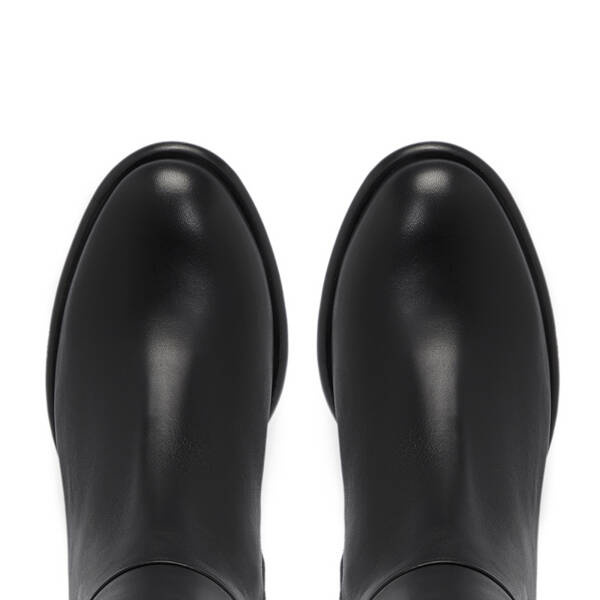 Siyah Deri Kadın Çizme - K25K1CM68258-A23 - 5