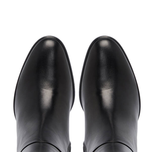 Siyah Deri Kadın Çizme - K25K1CM68278-A23 - 5