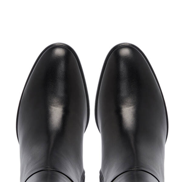 Siyah Deri Kadın Çizme - K25K1CM68278-A23 - 5