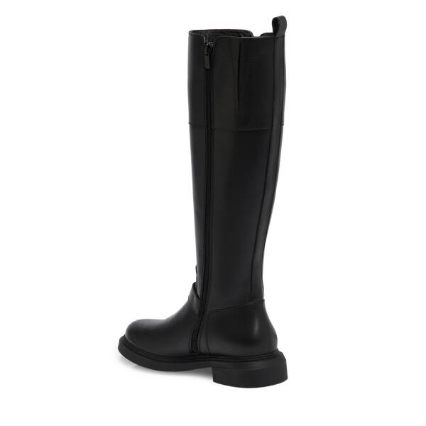 Siyah Hakiki Deri Kadın Çizme - K25K1CM68345-A23 - 2