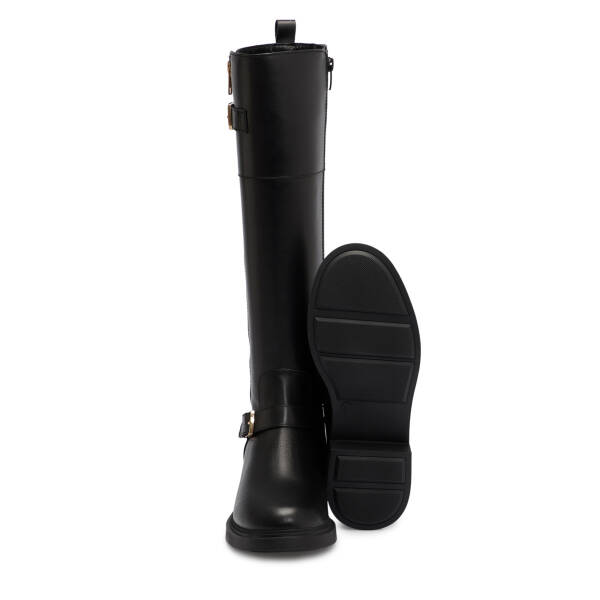 Siyah Hakiki Deri Kadın Çizme - K25K1CM68345-A23 - 4