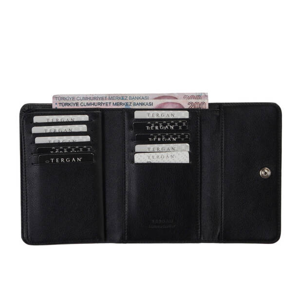 Siyah Deri Kadın Cüzdan - S1CB00005730-A55 - 3