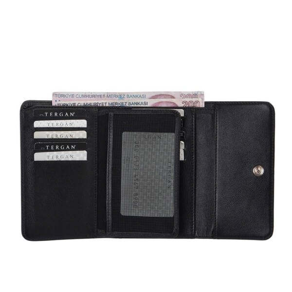 Siyah Deri Kadın Cüzdan - S1CB00005730-A55 - 4