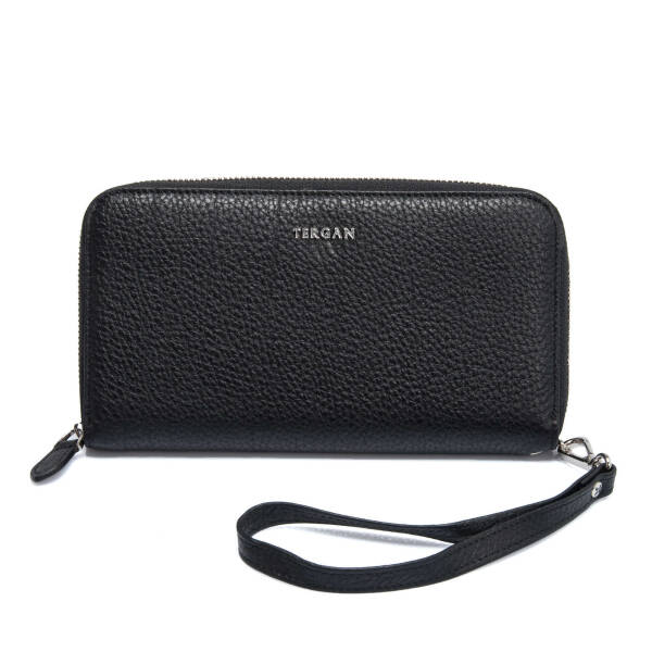 Siyah Hakiki Deri Kadın Cüzdan - S1CB00005734-A41 - 2