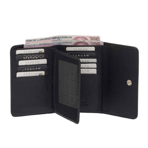 Siyah Deri Kadın Cüzdan - S1CB00005788-A85 - 3