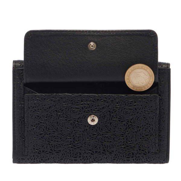 Siyah Deri Kadın Cüzdan - S1CB00005788-A85 - 4