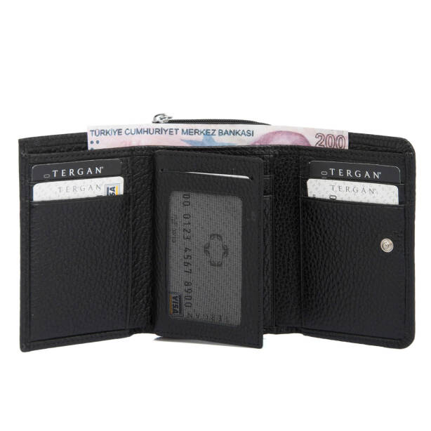 Siyah Hakiki Deri Kadın Cüzdan - S1CB00005798-A41 - 3