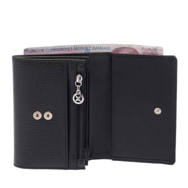 Siyah Deri Kadın Cüzdan - S1CB00005815-D3H - 2