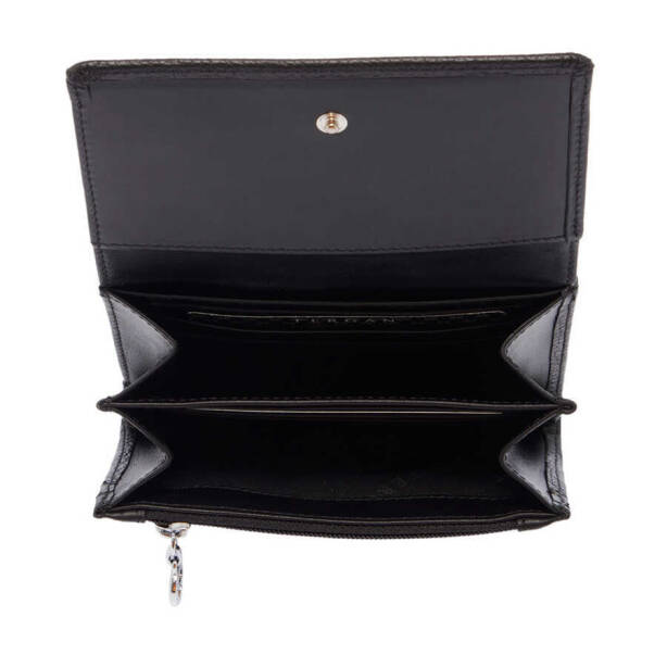 Siyah Deri Kadın Cüzdan - S1CB00005815-D3H - 3