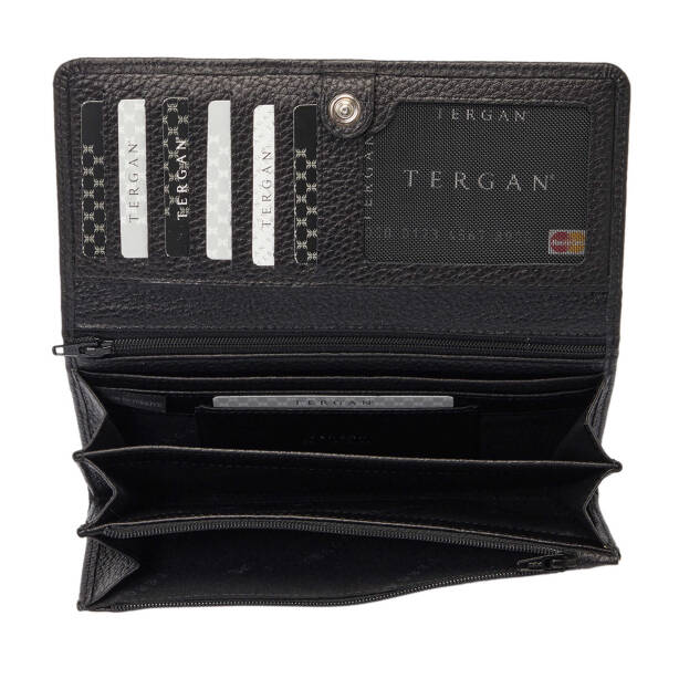 Siyah Deri Kadın Cüzdan - S1CB00005818-A41 - Tergan