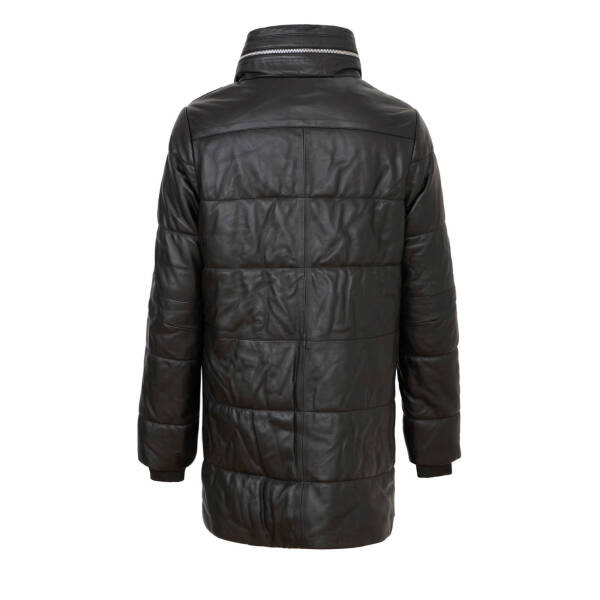 Siyah Hakiki Deri Kadın Deri Kaban - K24KDM320454-Q3H - 4