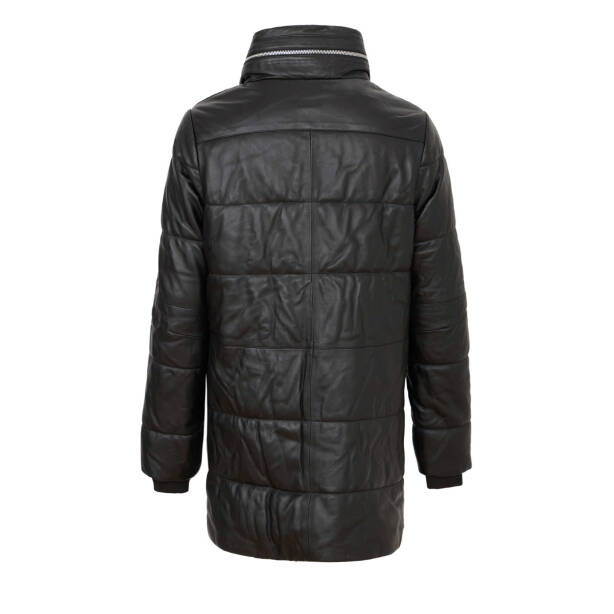 Siyah Deri Kadın Deri Mont - K24KDM320454-Q3H - Tergan