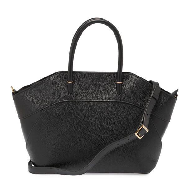 Siyah Deri Kadın El Çantası - S24K1BC80225-D3H - 3