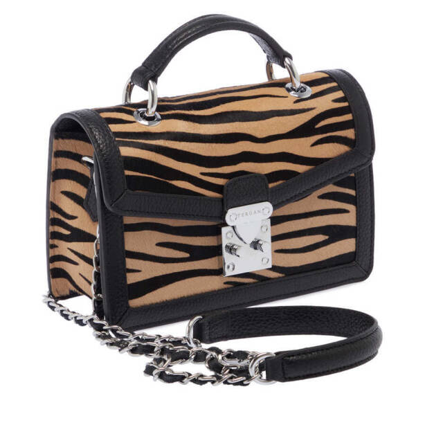 Siyah Deri Kadın El Çantası - S24Y1BC80265-U9N - Tergan