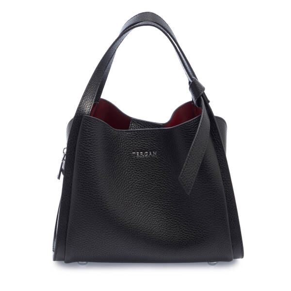 Siyah Deri Kadın El Çantası - S25K1BC80351-A41 - 1