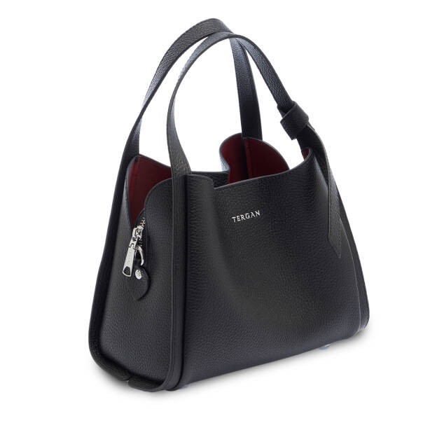 Siyah Deri Kadın El Çantası - S25K1BC80351-A41 - 2