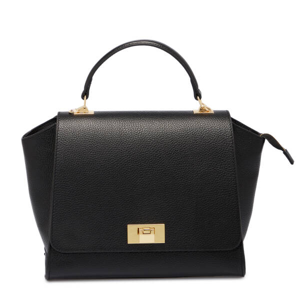 Siyah Deri Kadın El Çantası - S25K1BC80486-A41 - 1
