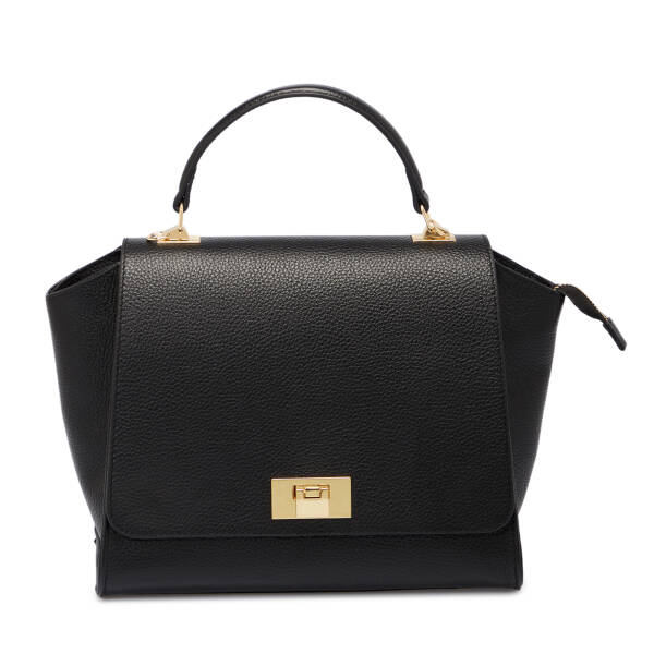 Siyah Deri Kadın El Çantası - S25K1BC80486-A41 - 1