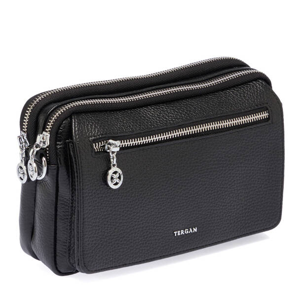 Siyah Deri Kadın El Çantası - S25Y1BC79999-A41 - 2