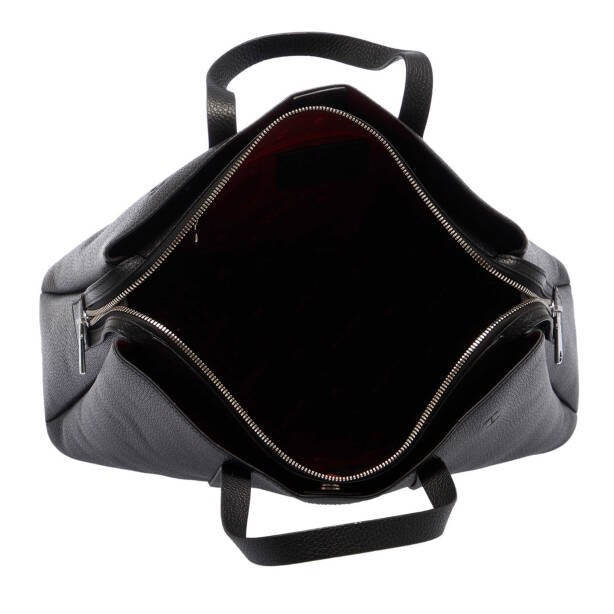 Siyah Deri Kadın El Çantası - S25Y1BC80291-A41 - 4