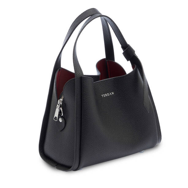 Siyah Deri Kadın El Çantası - S25Y1BC80351-A41 - 2