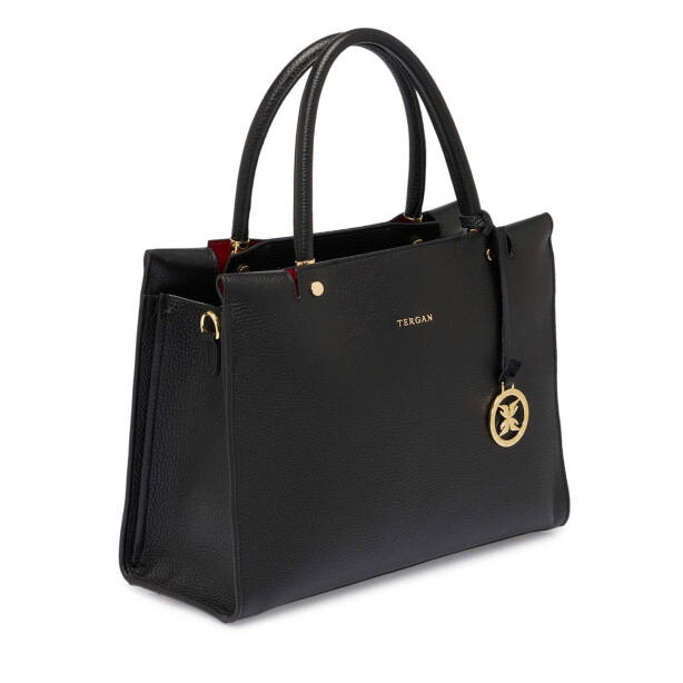 Siyah Deri Kadın El Çantası - S25Y1BC80366-A41 - 2