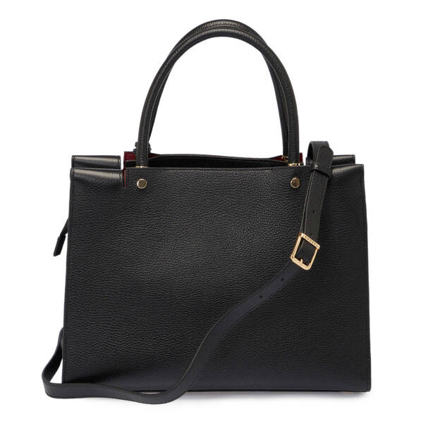 Siyah Deri Kadın El Çantası - S25Y1BC80366-A41 - 3