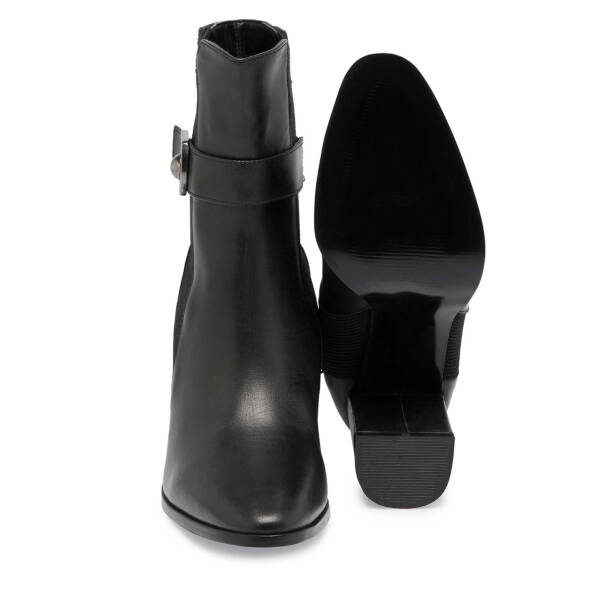 Siyah Hakiki Deri Kadın Klasik Bot - K23K1BT66940-A55 - 4