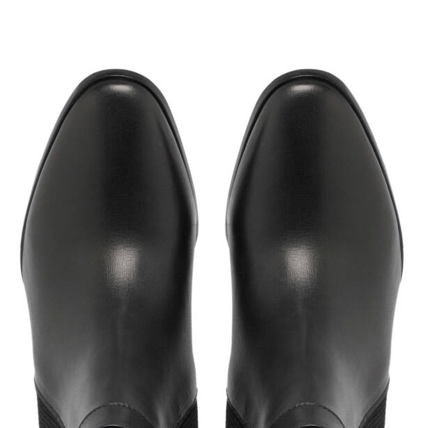 Siyah Hakiki Deri Kadın Klasik Bot - K23K1BT66940-A55 - 5