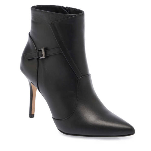 Siyah Hakiki Deri Kadın Klasik Bot - K23K1BT67058-C59 - 1