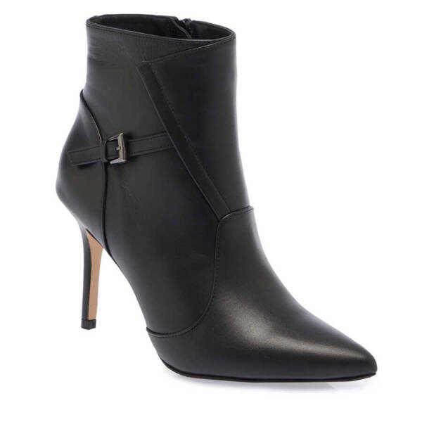 Siyah Hakiki Deri Kadın Klasik Bot - K23K1BT67058-C59 - 1