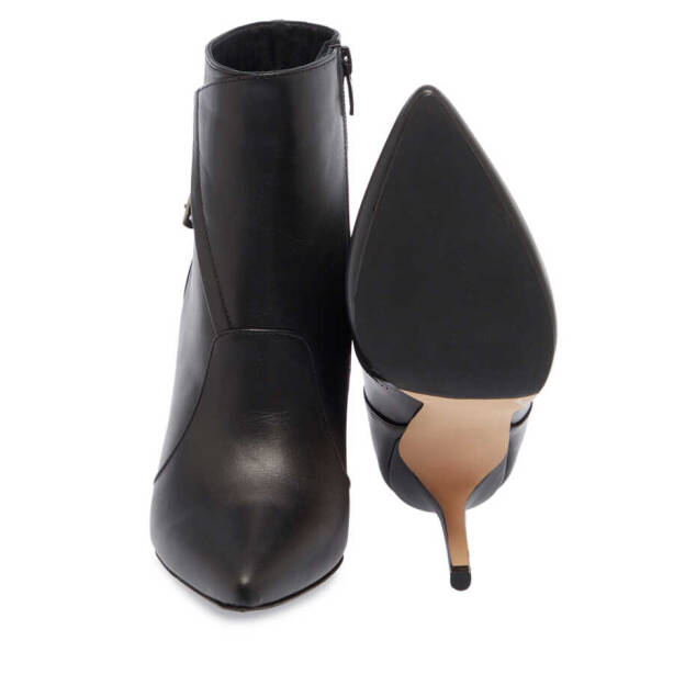 Siyah Hakiki Deri Kadın Klasik Bot - K23K1BT67058-C59 - 4